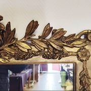 Napoleon III era mirror gilded with gold leaf