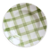 Vintage hollow plate earthenware - Green Tablecloth model - Moulin des Loups