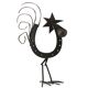 Sculpture d'Art populaire, coq en métal, années 50