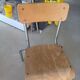 Chaise d'école vintage / industrielle