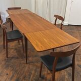 Extensible table by Oswald Vermaercke, 1960