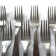 Christofle cutlery set - 11 fourchettes de table et 11 cuillères à soupe - Art déco - Métal argenté