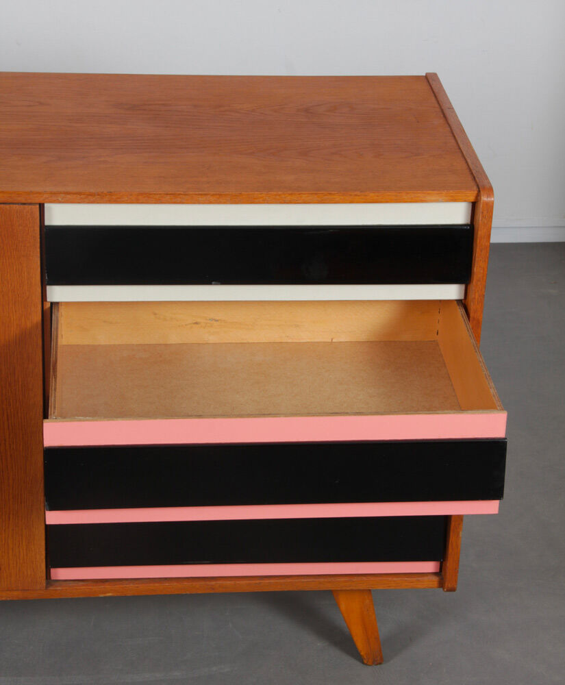 Oak enfilade by Jiri Jiroutek, model U-460, 1960