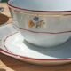 Floral porcelain cups