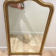 Golden mirror in Louis-Philippe style - 96 x 60 cm
