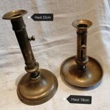 Brass candlesticks