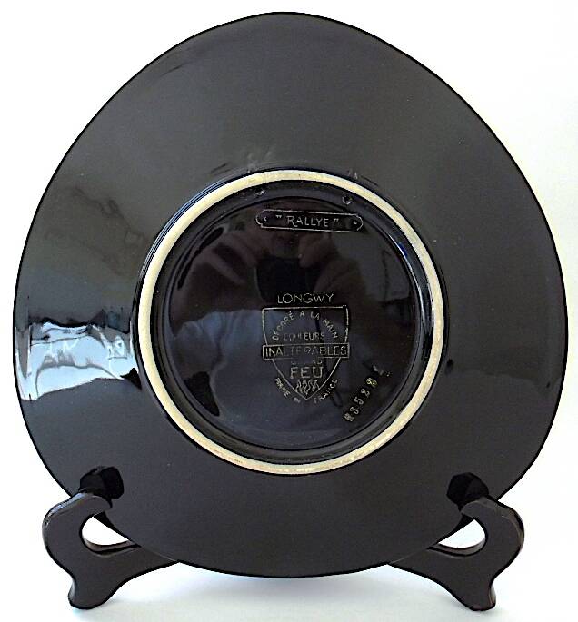 Pair of decorative plates: "Rally" & "Bal at the Opera".