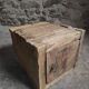 French antique oak safe, lockable rustic chest, circa 1750–1850.