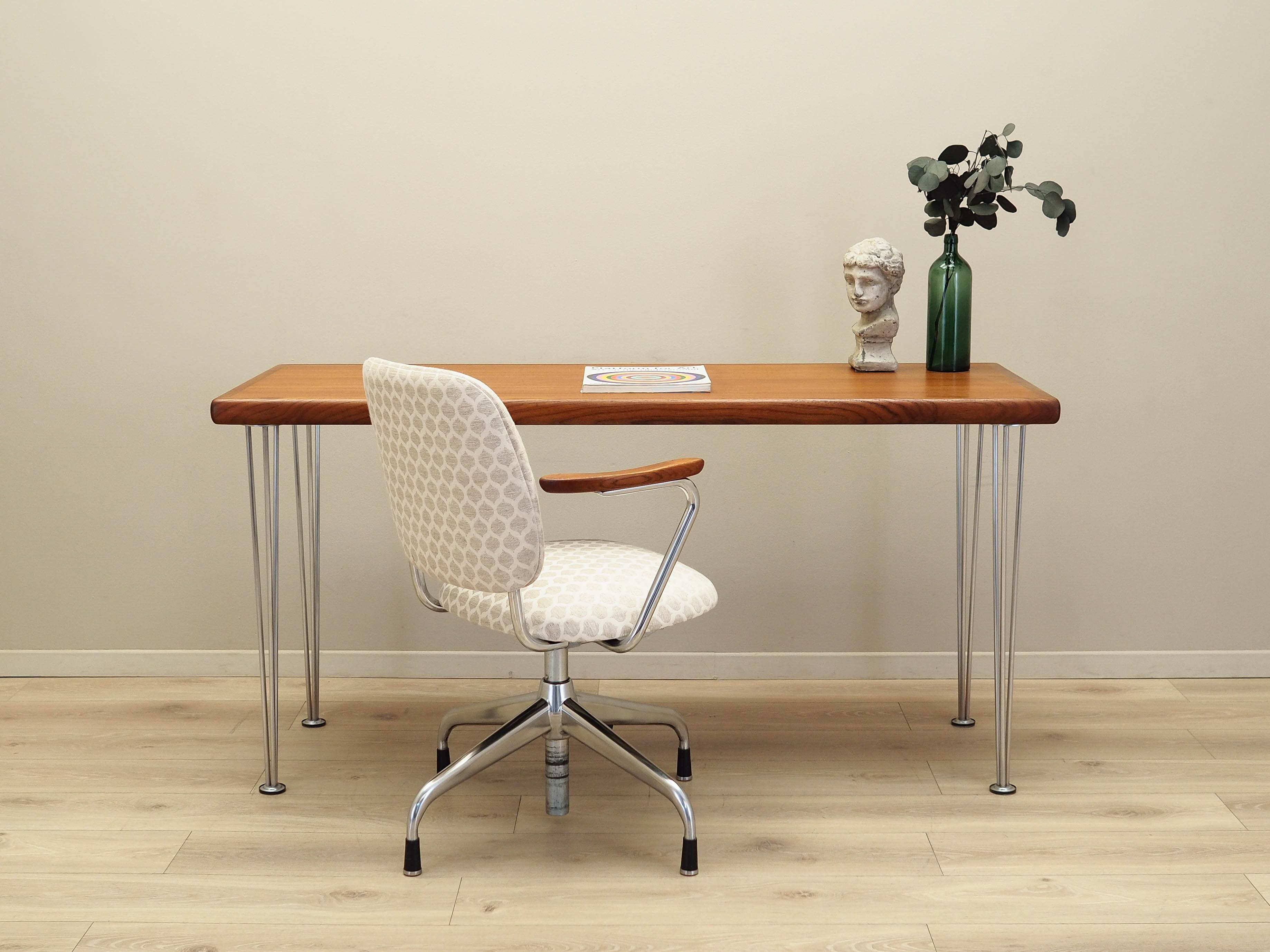 Teak desk, Danish design, 1970s, made in Denmark.