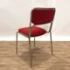 1970s chrome metal chairs, reupholstered