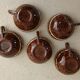 Set of 5 cups and 1 milk jug Mary Sarreguemines