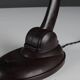 Art Deco desk lamp in brown Bakelite, model 11126, attributed to EKCO.