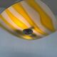 Mid-century design glass pendant by Napako, Czechoslovakia, 1970s.