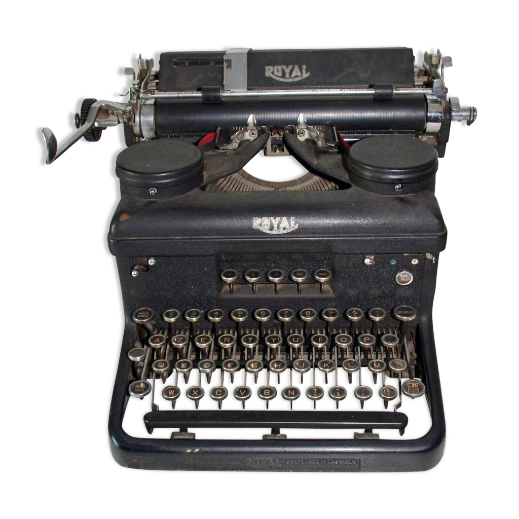 Machine à écrire Royal collection 1920 Selency