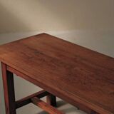 Solid oak farmhouse table, France, around 1950.