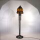 Charles Schneider Art Nouveau wrought iron floor lamp, 1920