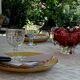 Bohemian crystal ashtray or pocket emptier from the 60s