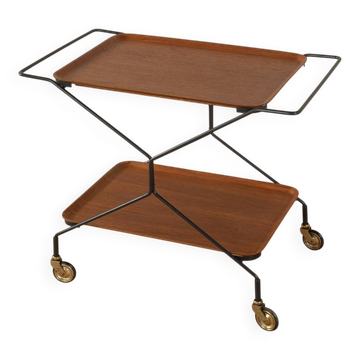 1960s serving trolley, vintage