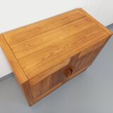 Charlotte Perriand style Les Arcs vintage pine storage unit from the 60s and 70s