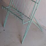 Metal plant stand with tiled top – 6 antique tiles