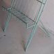 Metal plant stand with tiled top – 6 antique tiles