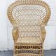 Armchair rotin braided