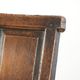 Antique English wooden bench / hall bench from the early 18th century