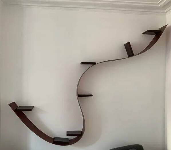 Kartell Library / Bookshelf - Bookworm - colour burgundy
