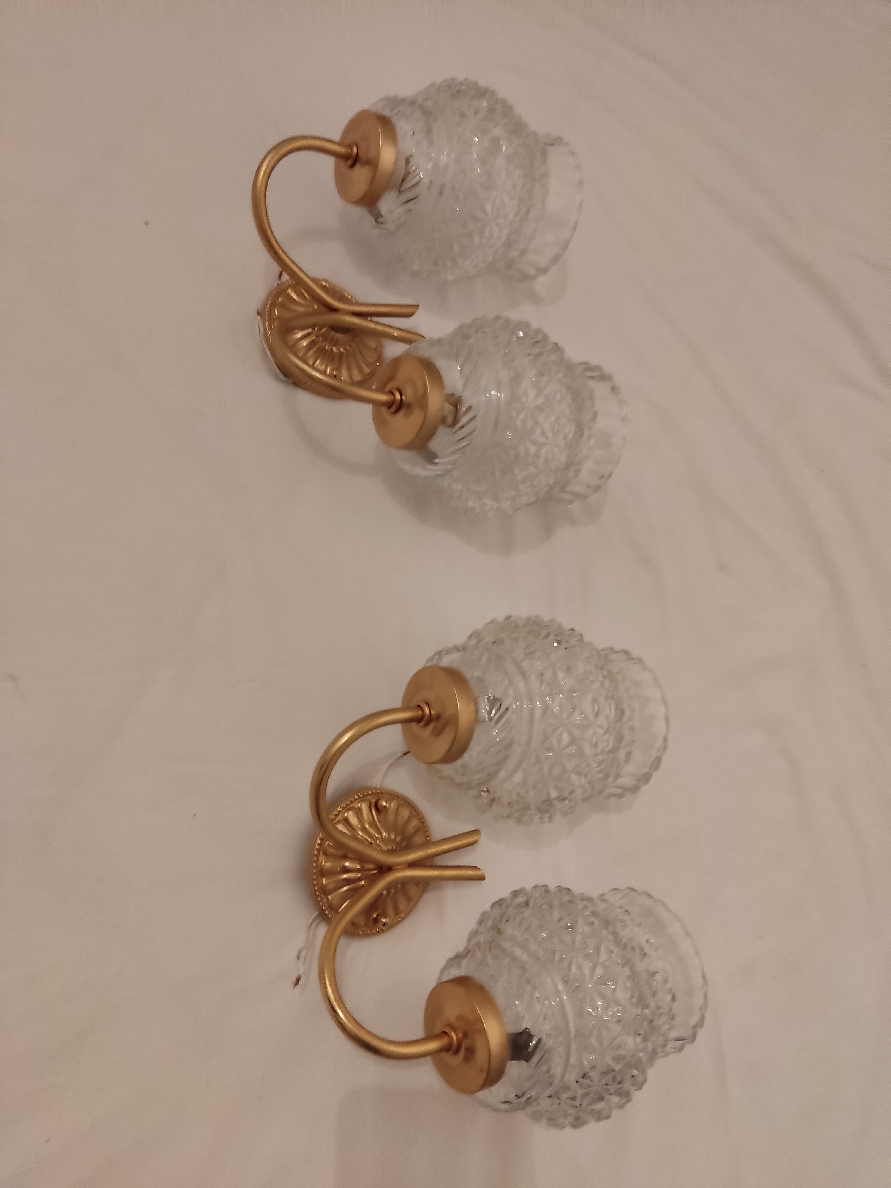 Pair wall lamp Hollywood Regency