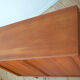 Teak cabinet with tambour doors by Kai Kristiansen For FM Møbler