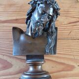Bronze "Christ" by J.Clessinger Rome 1858 Barbedienne