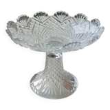 Chiseled glass cup
