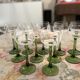 White wine glass cristallerie lehler
