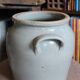 Large vase glazed stoneware in greige.