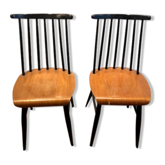 Pair of Tapiovaara Fanet chairs