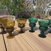 Set of 6 Brutalist Chalices – Attributed to Felipe Derflingher – 1960