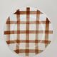 Duo dessert plates model tablecloth Moulin des loups