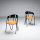Pair of Memphis style chairs