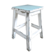 Stool with formica seat Mint green, years 50