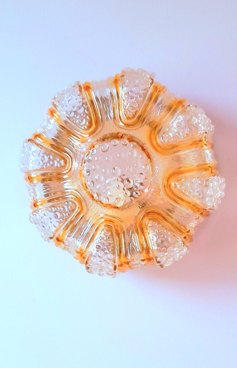 Vintage sun ceiling or wall light