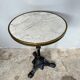 Godin Parisian bistro table in cast iron and marble top