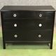 Chest of drawers in oak and glass buttons - 30 years