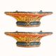 Set of small antique French wall consoles.