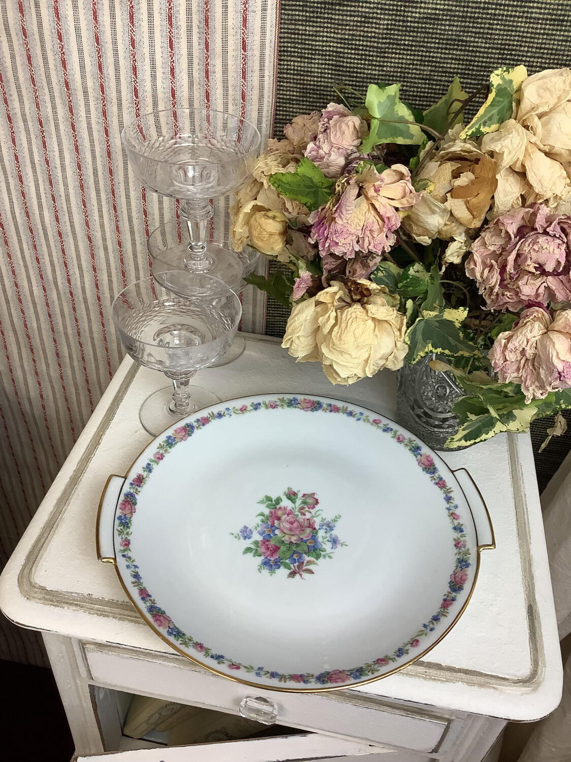 Antique dish made in France UML Porcelaine Limoges