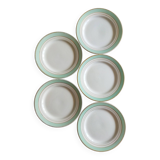 5 Lunéville dessert plates