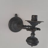 Bronze pendulum candle holder