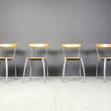 Vintage postmodern Italian dining chairs, 1990s