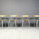 Vintage postmodern Italian dining chairs, 1990s