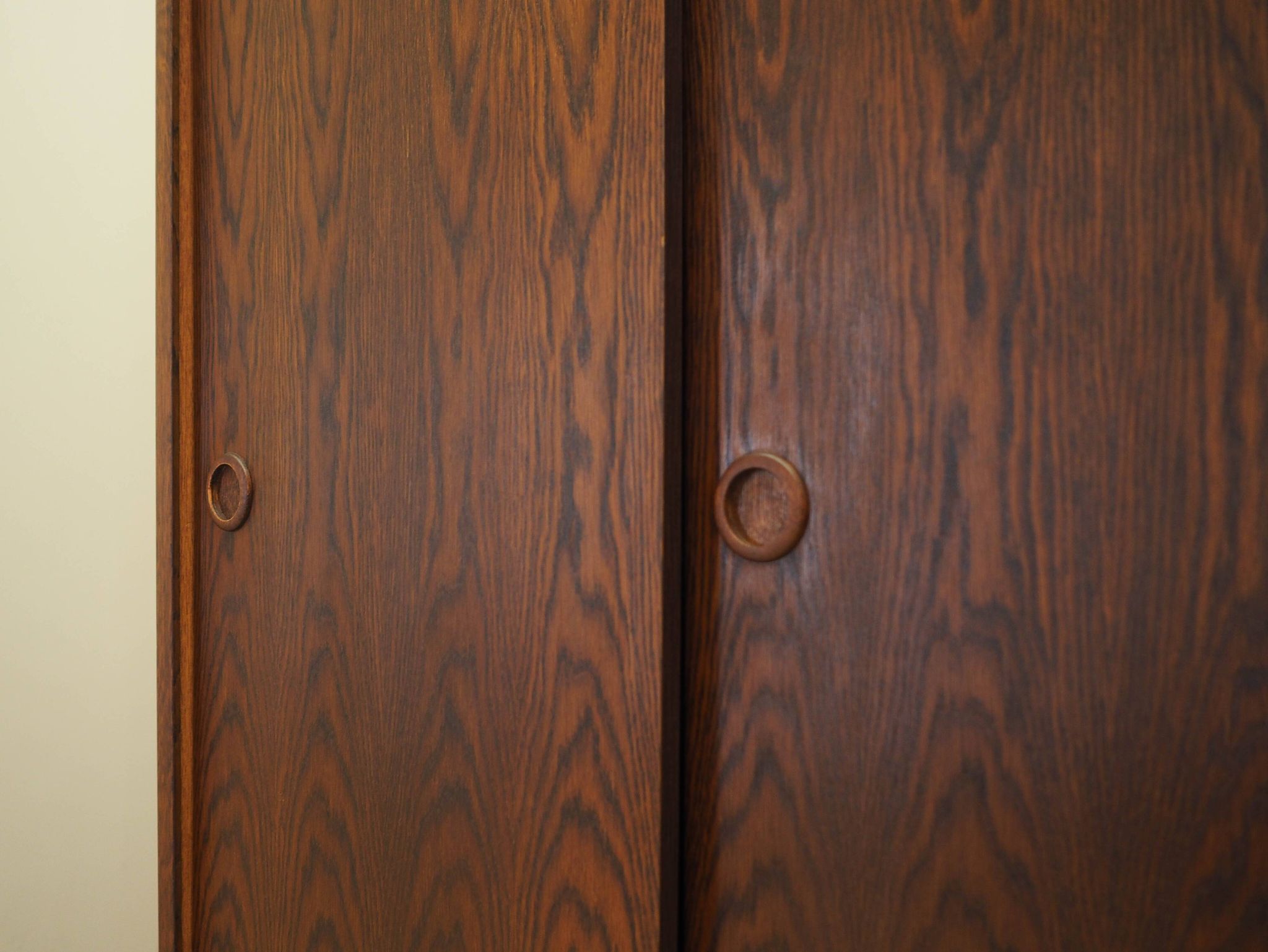 Oak wardrobe, Danish design, 1970s, manufactured by Tage Mogensen