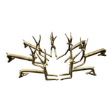7 portes couteaux « antilopes » anciens en laiton